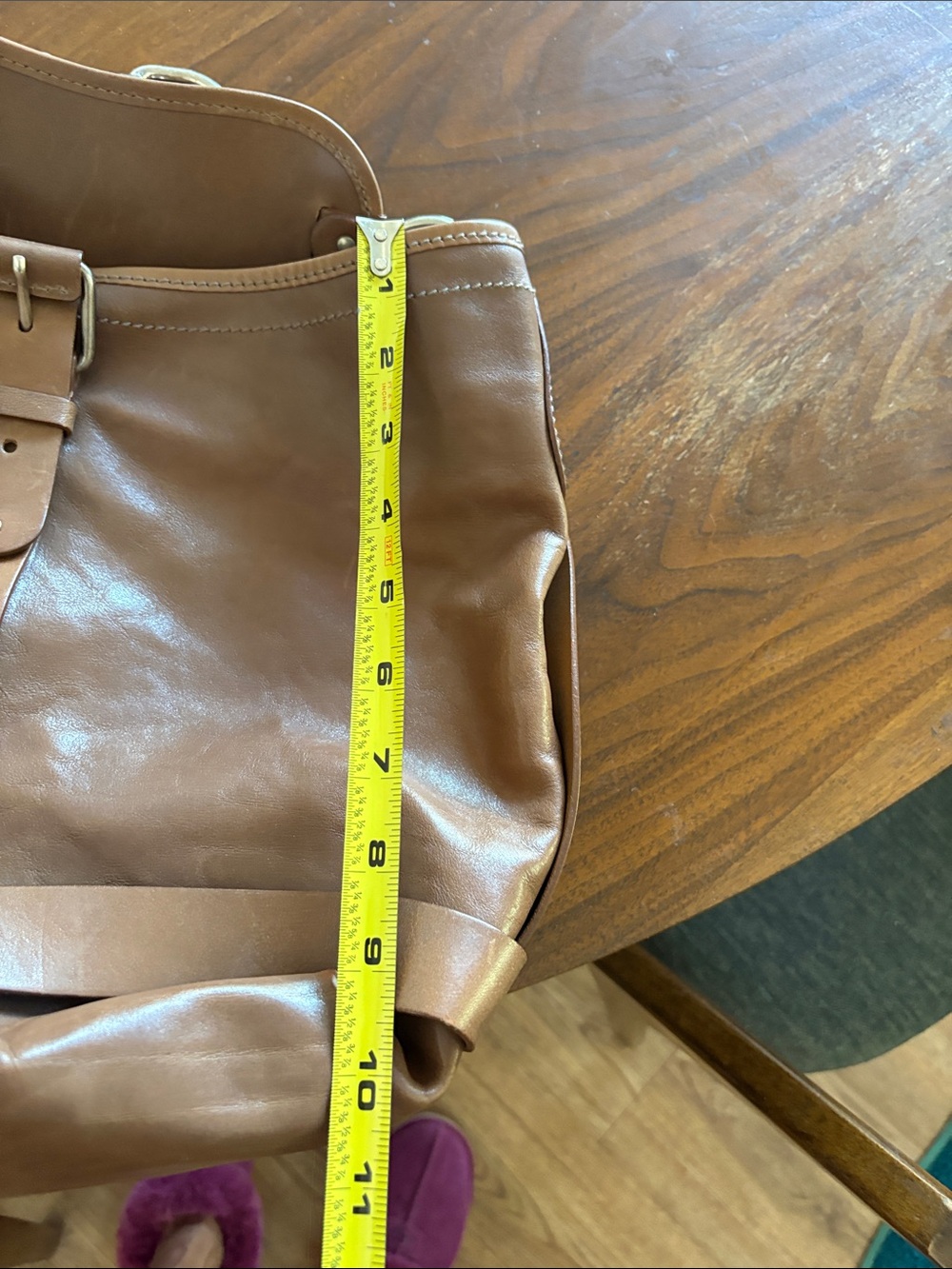 Chloe Brown Leather Shoulder Bag - Picture 9 of 10